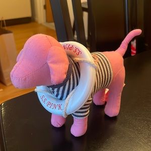 Pink Plush Dog